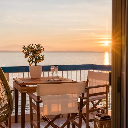 Seafront Luxury President Aegean Sunset 公寓 *